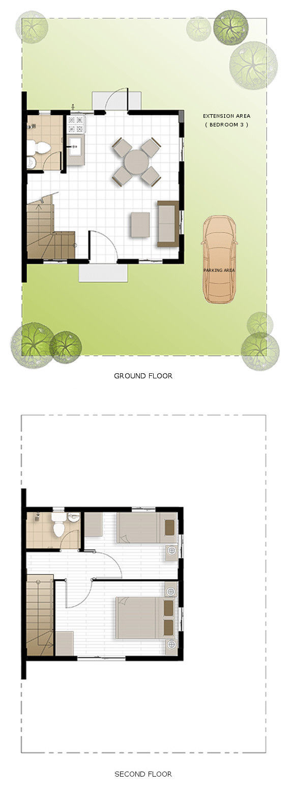 Bella Floor Plan House and Lot in Dumaguete